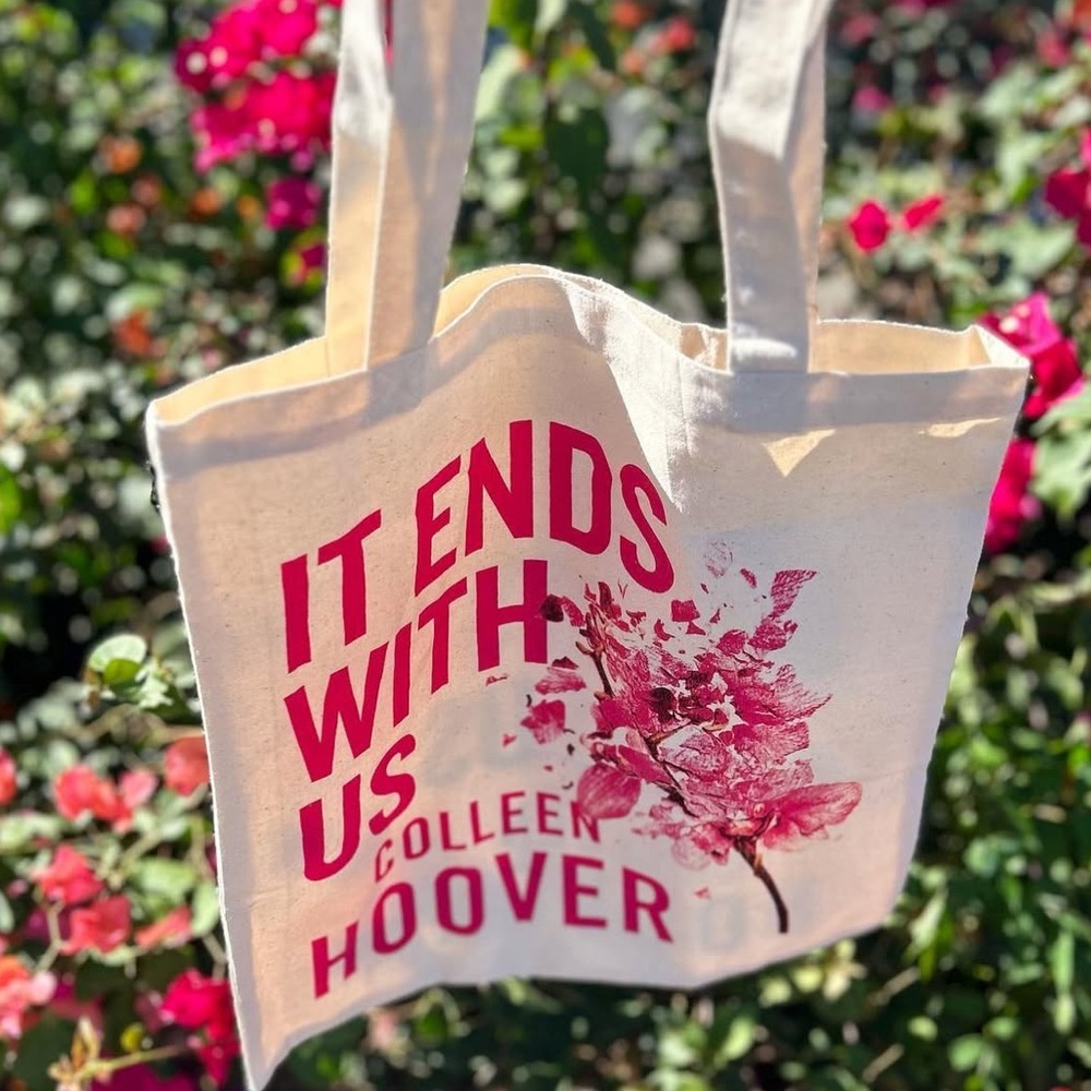 Colleen Hoover Rare Promo Cotton Canvas Tote Bag - Picture 1 of 4